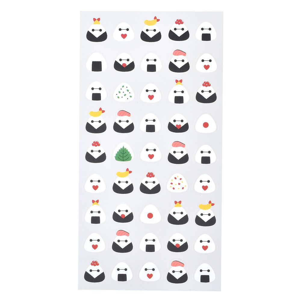ベイマックス シール・ステッカー クリア ダイカット ミニ おにぎり Sticker Collection