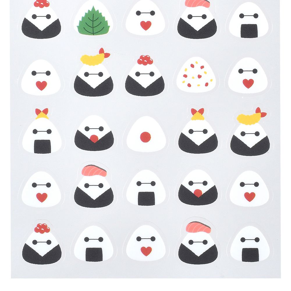 ベイマックス シール・ステッカー クリア ダイカット ミニ おにぎり Sticker Collection