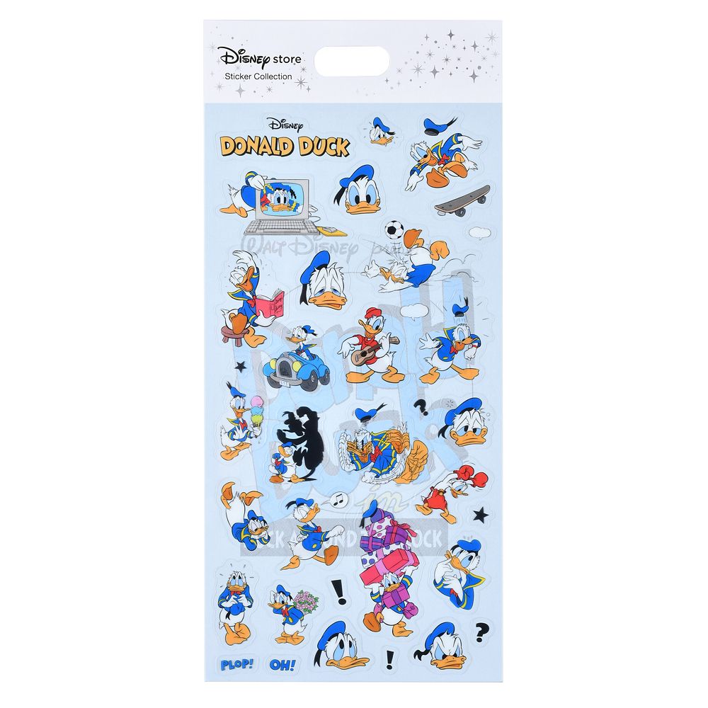 ドナルド シール・ステッカー クリア ダイカット ミニ Sticker Collection