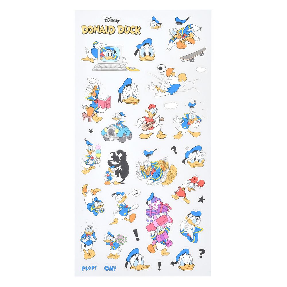 ドナルド シール・ステッカー クリア ダイカット ミニ Sticker Collection
