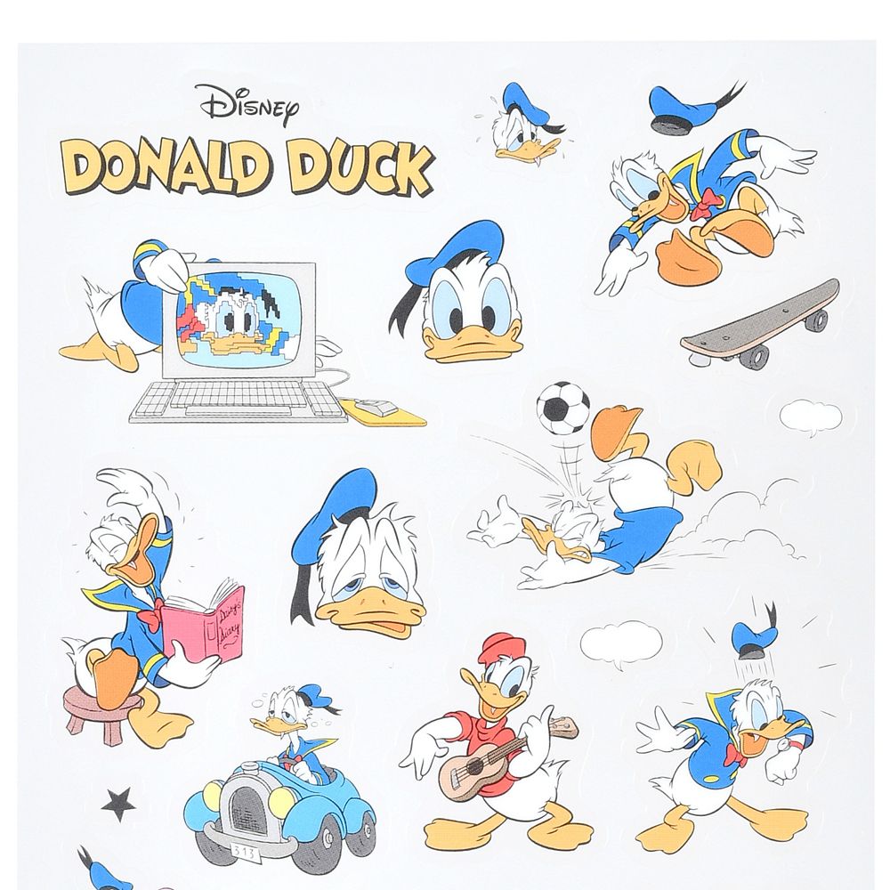 ドナルド シール・ステッカー クリア ダイカット ミニ Sticker Collection