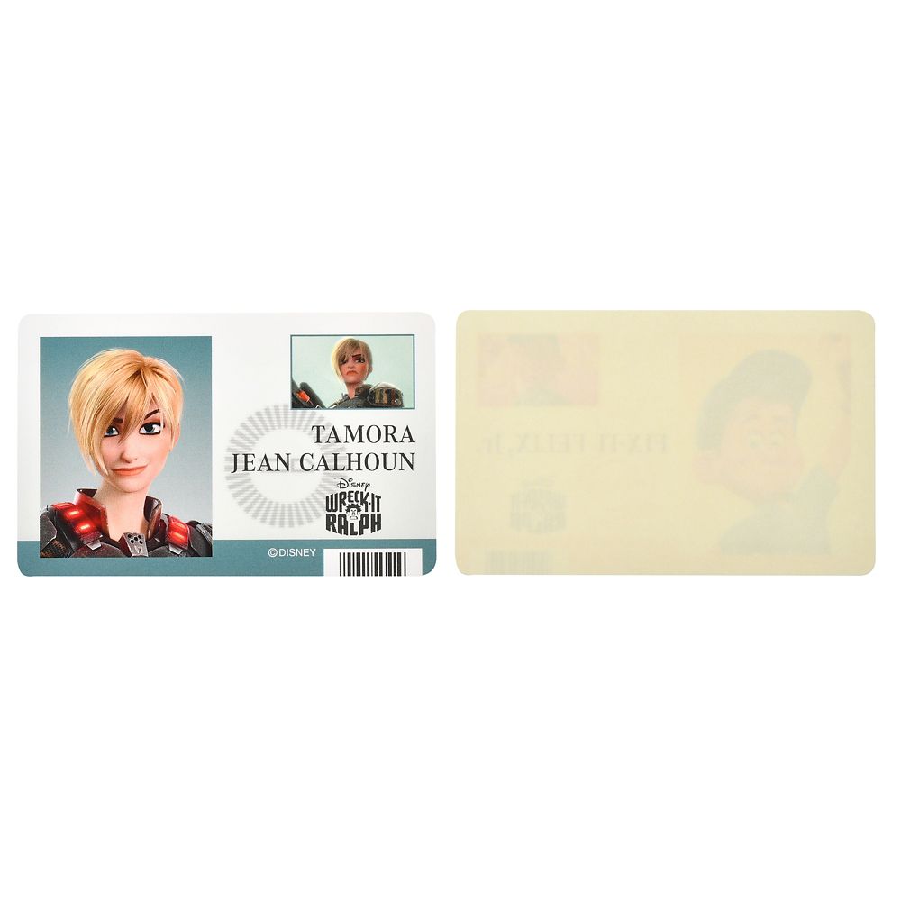 ヴァネロペ、ラルフ、カルホーン軍曹、フェリックス シール・ステッカー IDカード風 シュガー・ラッシュ Sticker Collection