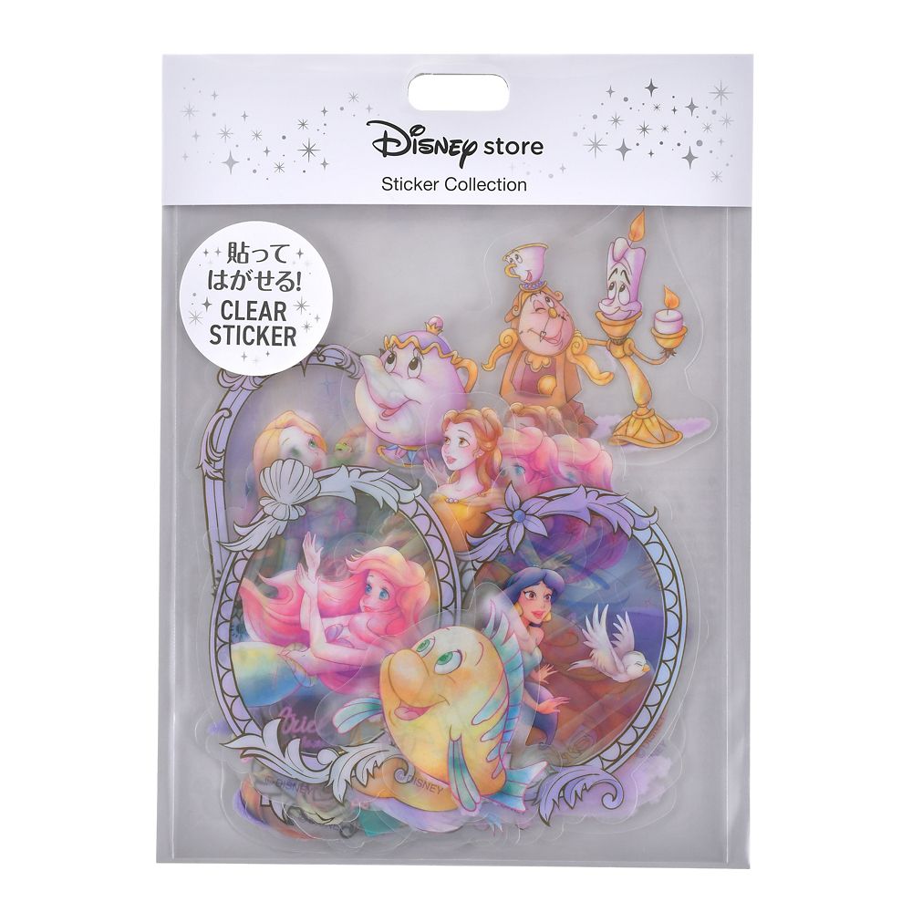 ディズニーキャラクター シール・ステッカー クリア 貼ってはがせる Sunlight Sticker Collection