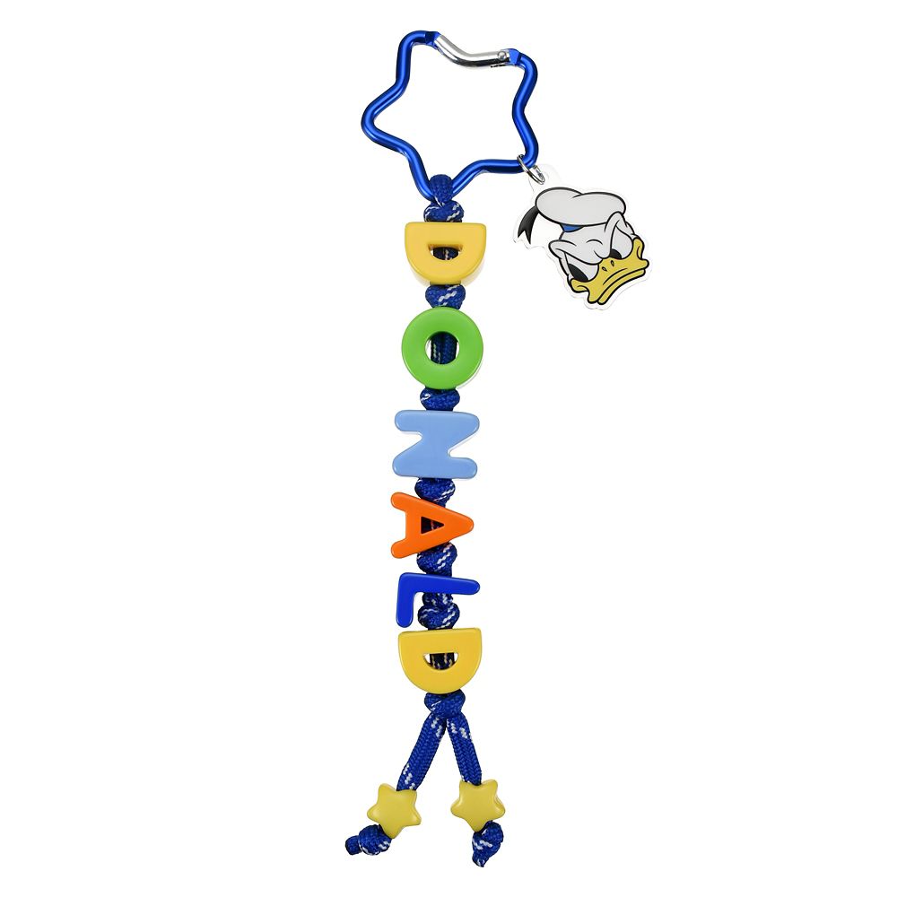 ドナルド キーホルダー・キーチェーン ネーム ビーズ Key chain Fes