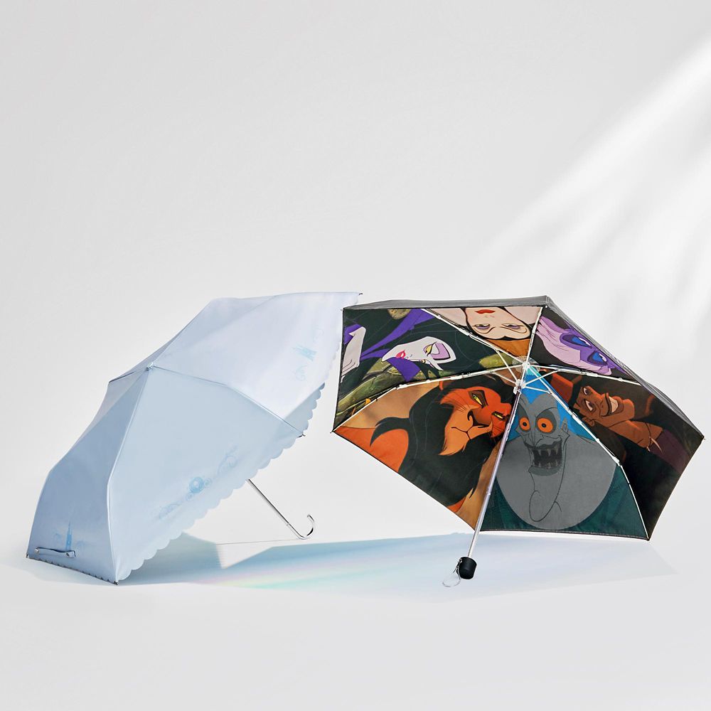 シンデレラ 折りたたみ傘 晴雨兼用 カラビナ付き SHINY DAY