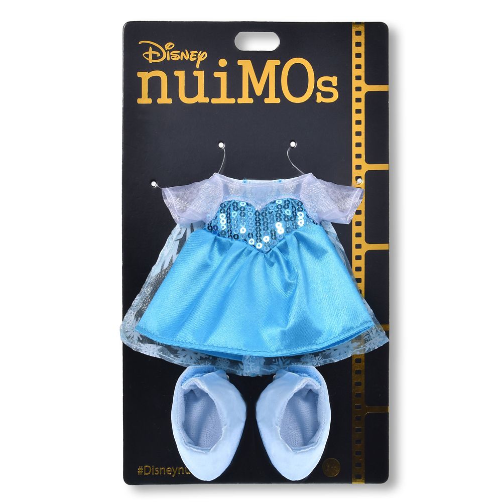 nuiMOs ぬいぐるみ専用コスチューム ドレス＆シューズ エルサ アナと雪の女王 Princess Costume