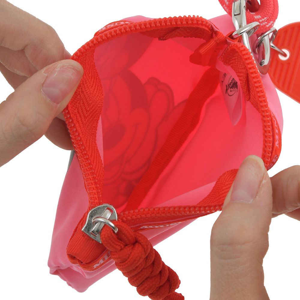 ミニー ポーチ フラット チャーム・ストラップ・カラビナ付き