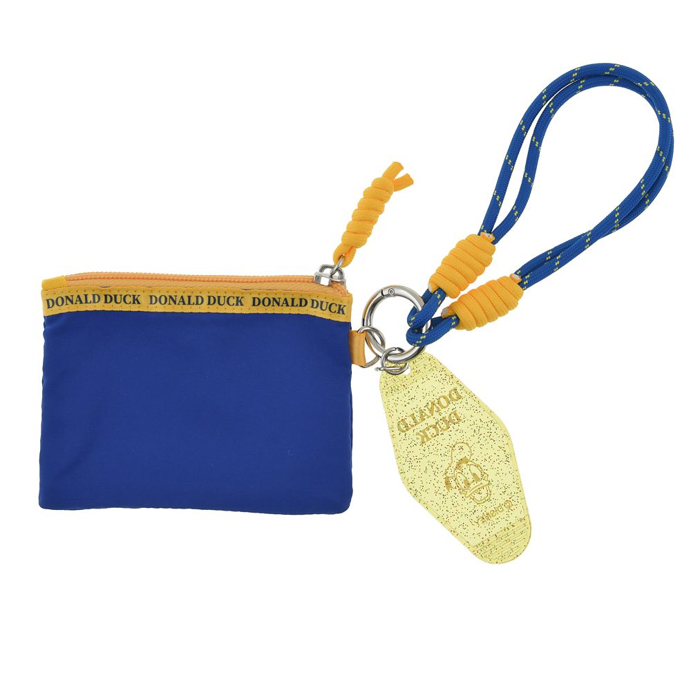 ドナルド ポーチ フラット チャーム・ストラップ・カラビナ付き