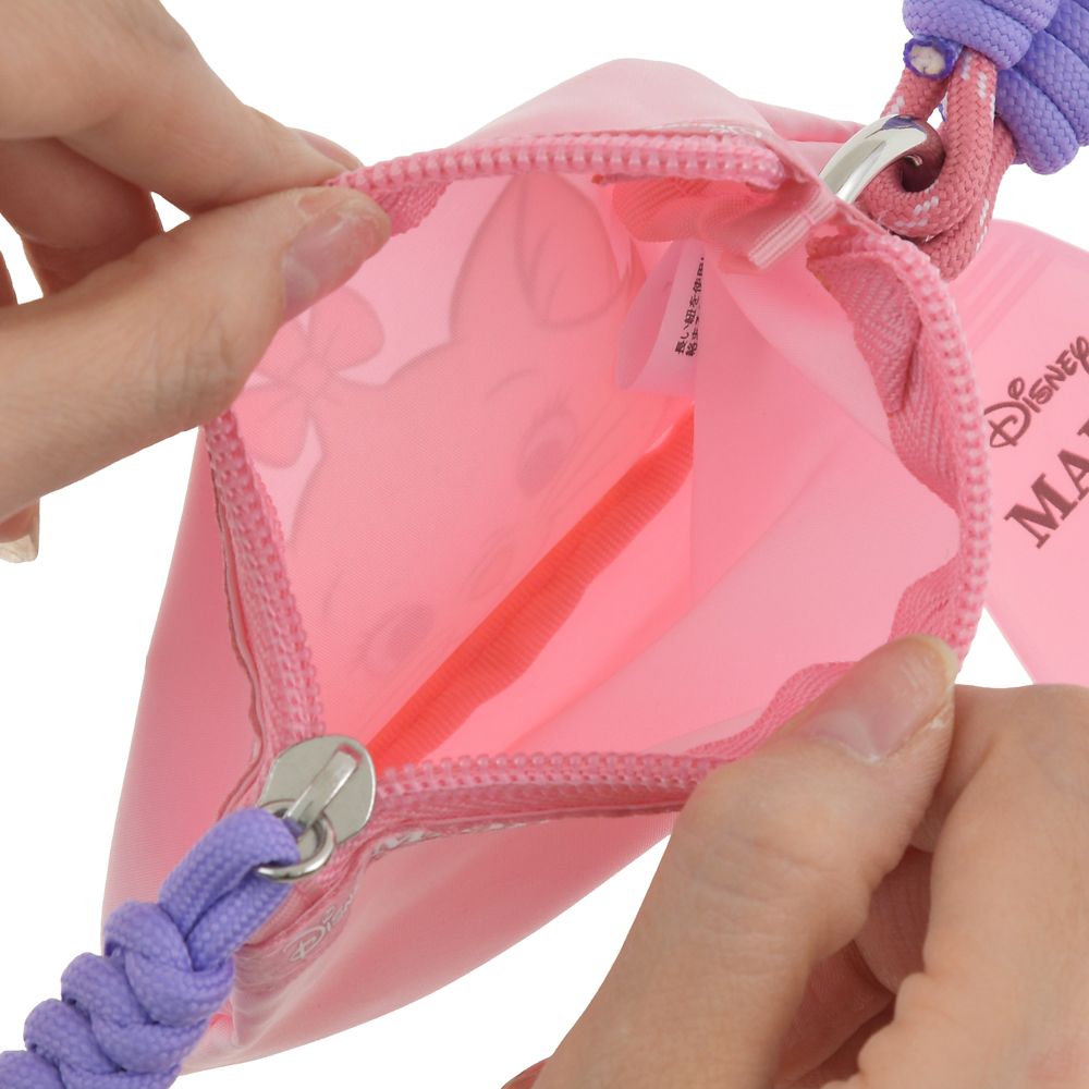 マリー おしゃれキャット ポーチ フラット チャーム・ストラップ・カラビナ付き