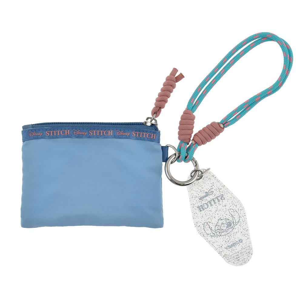 スティッチ ポーチ フラット チャーム・ストラップ・カラビナ付き