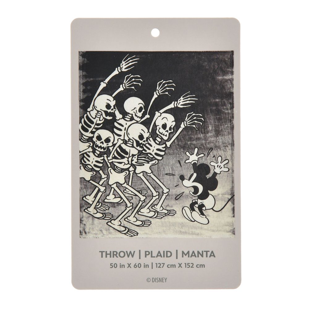 ミッキー ブランケット 大判 The Skeleton Dance The Haunted House