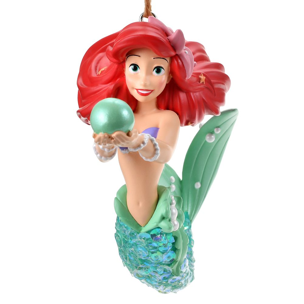 アリエル オーナメント スパンコール Disney Christmas Ornament
