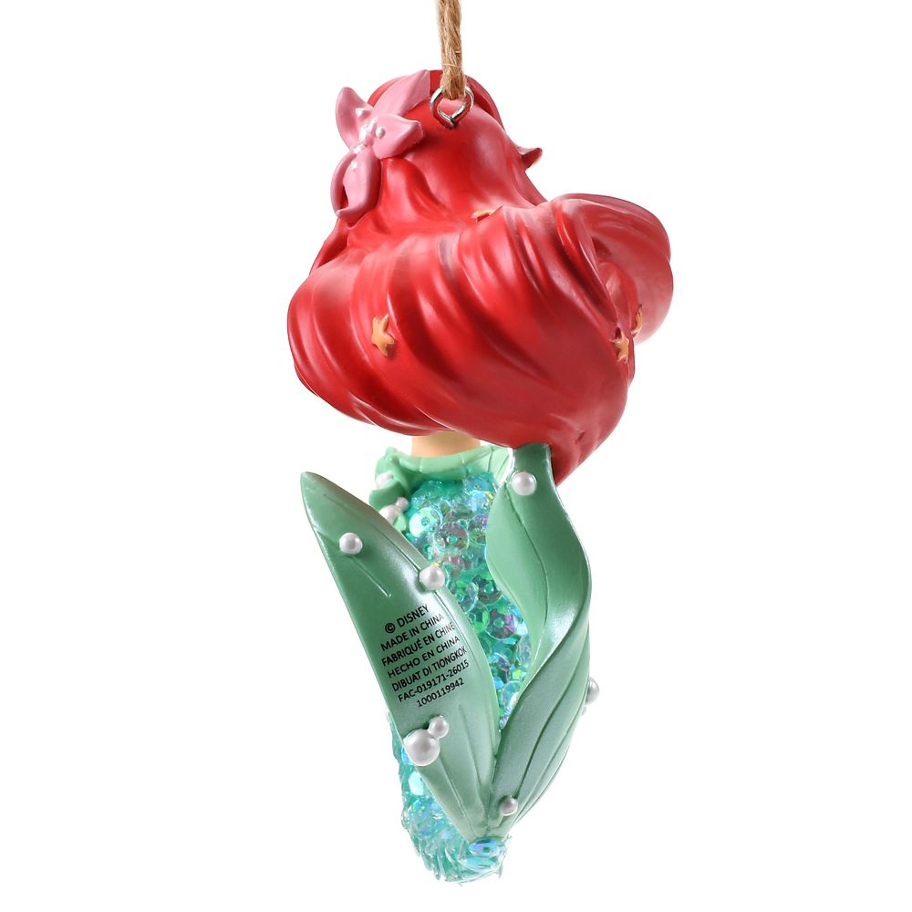 アリエル オーナメント スパンコール Disney Christmas Ornament