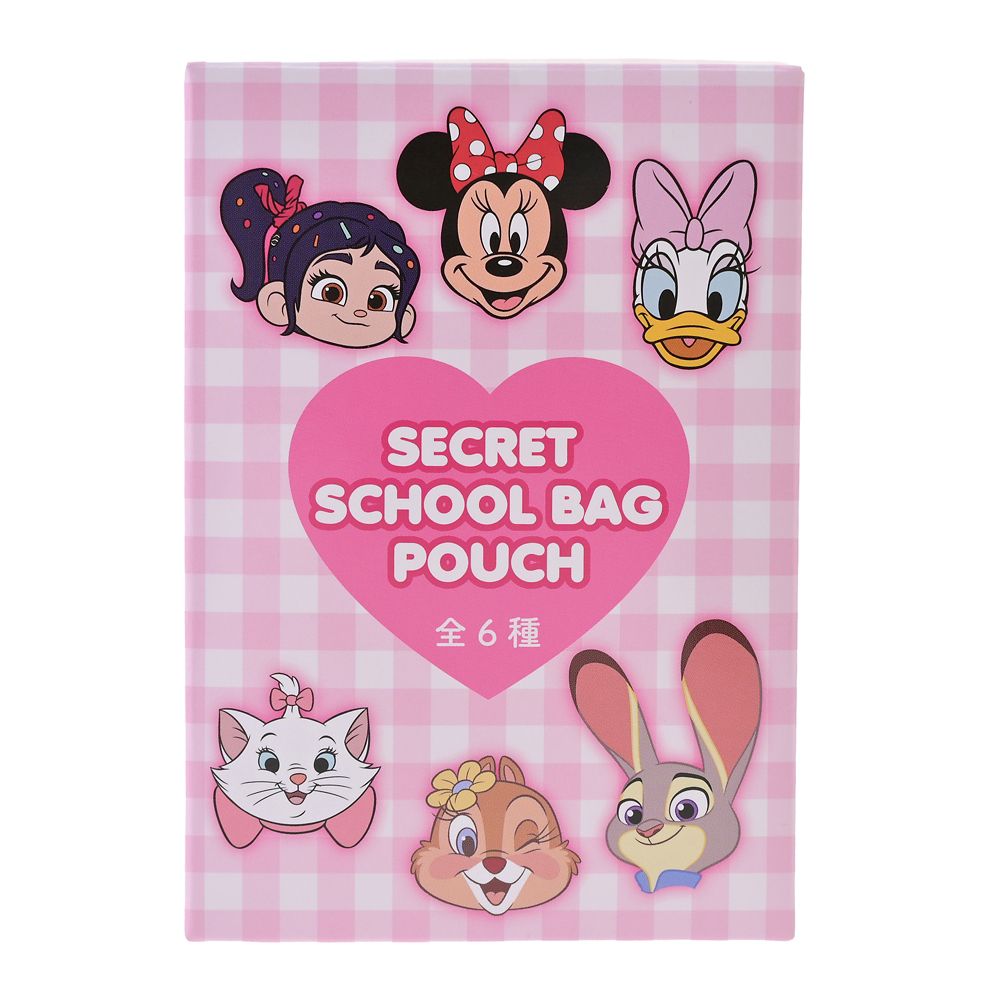 ディズニーキャラクター シークレットポーチ チェーン付き スクールバッグ風 Vol.2