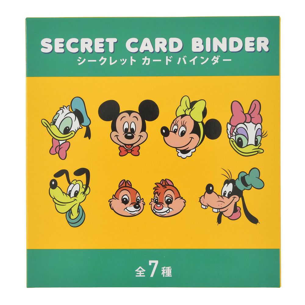 ミッキー＆フレンズ シークレットバインダー 3穴 カードポケット付き retro