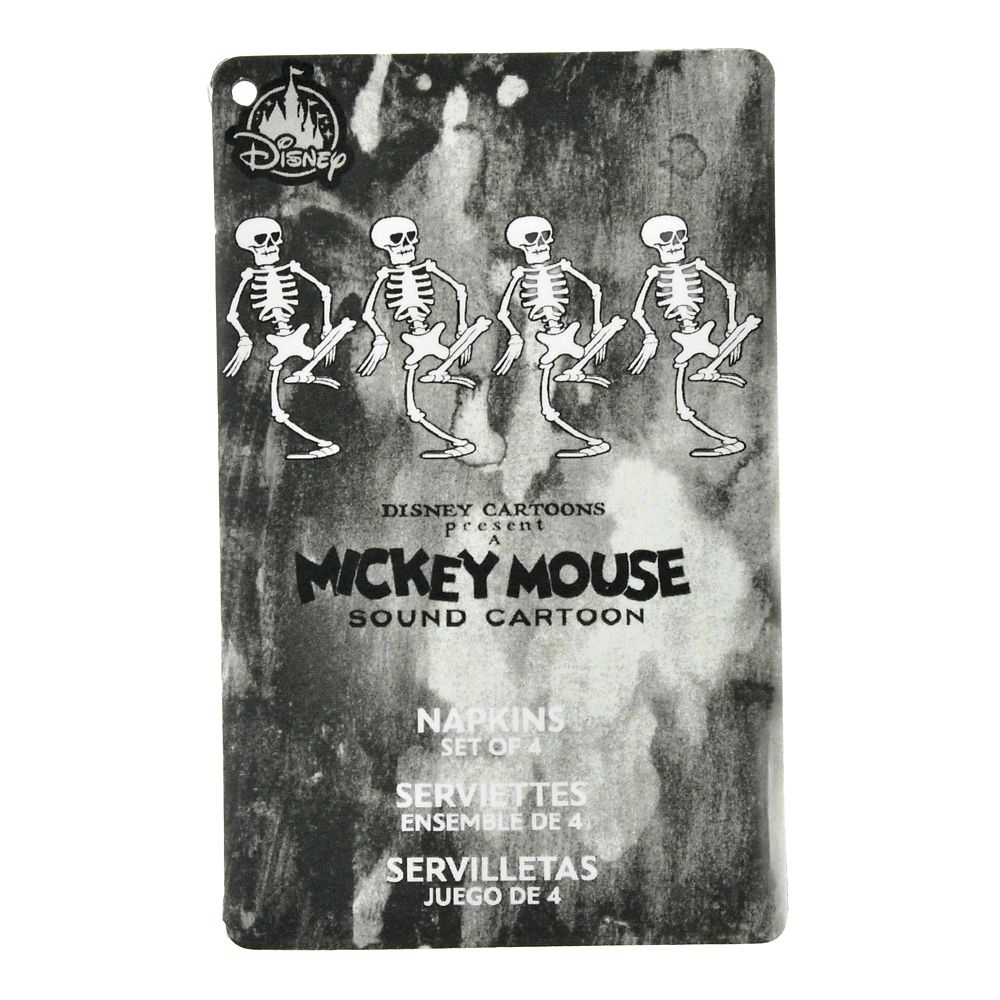 ミッキー ナプキン セット The Skeleton Dance The Haunted House
