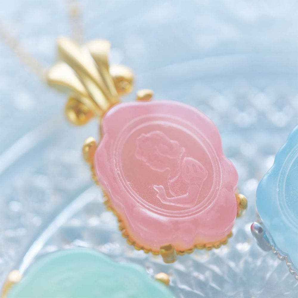 【キューポット】ネックレス　白雪姫/カメオキャンディ