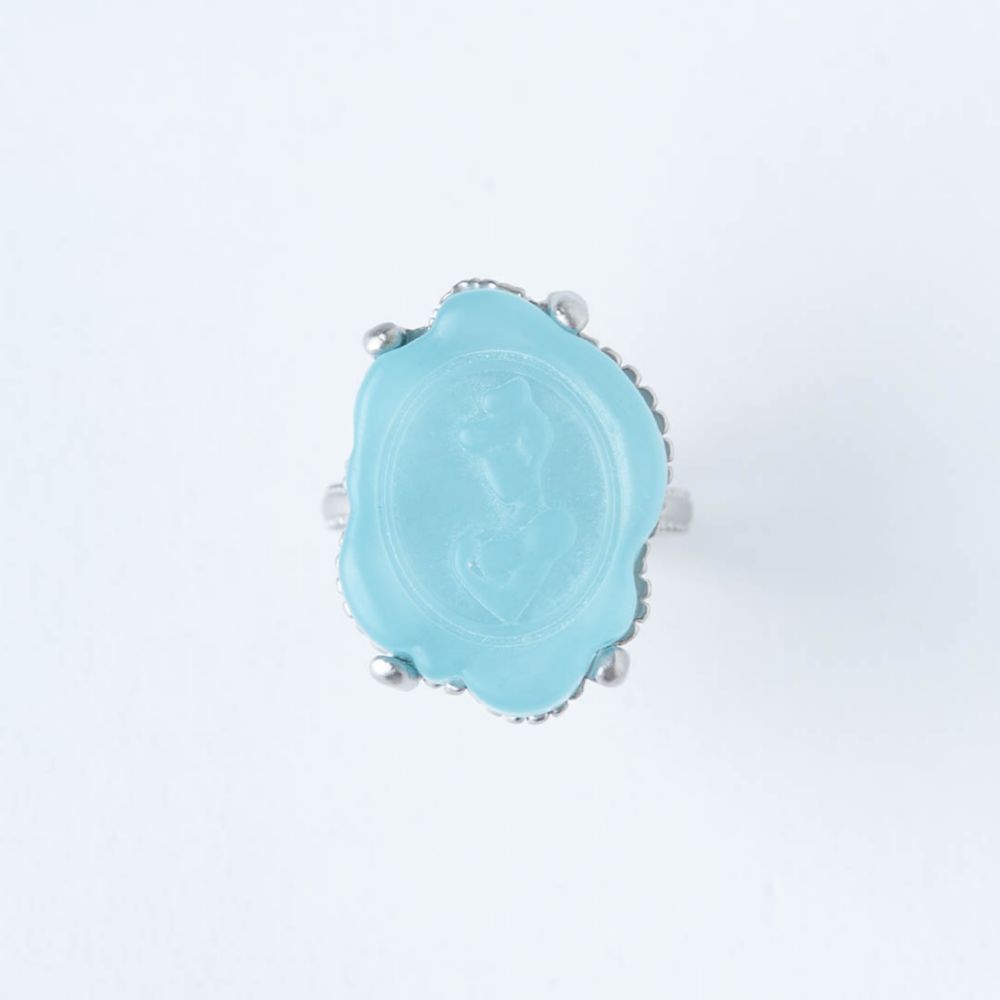 【キューポット】リング 11号　シンデレラ/カメオキャンディ