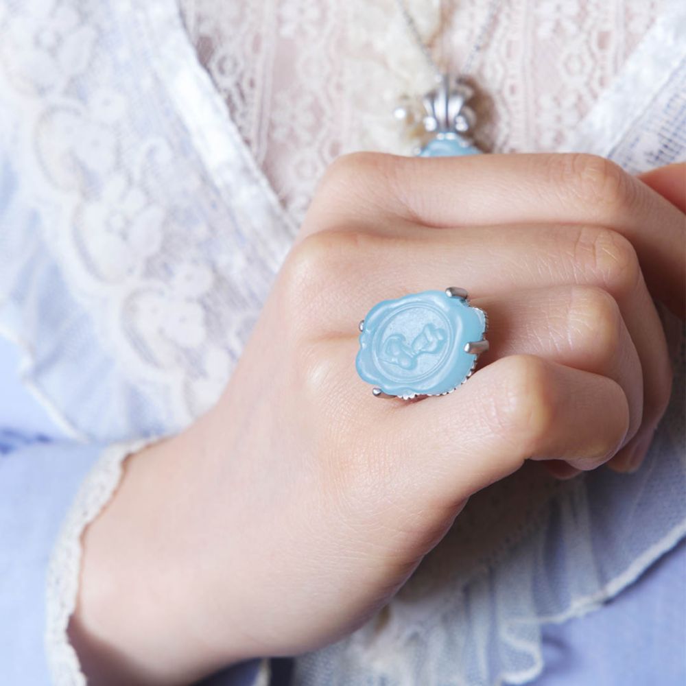 【キューポット】リング 13号　シンデレラ/カメオキャンディ