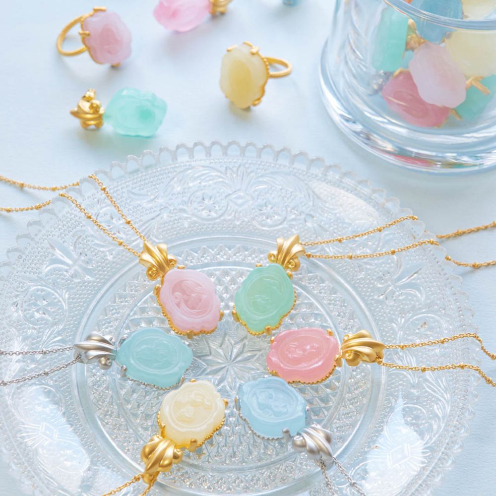 【キューポット】ネックレス　アリエル/カメオキャンディ