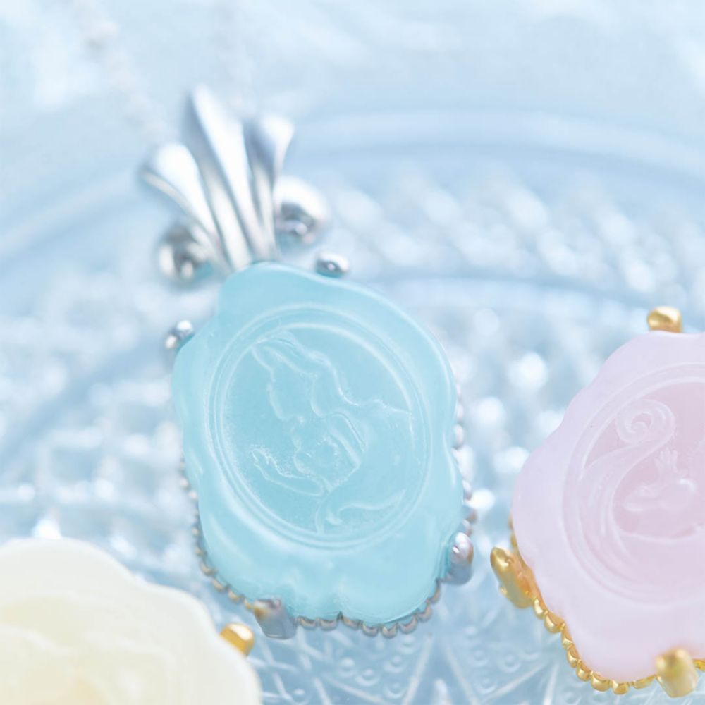 【キューポット】ピアス　アリエル/カメオキャンディ