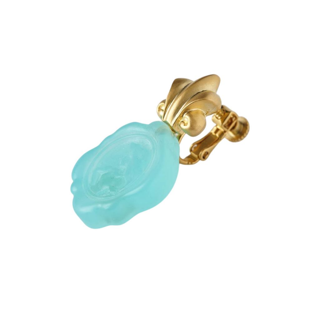 【キューポット】イヤリング　ジャスミン/カメオキャンディ