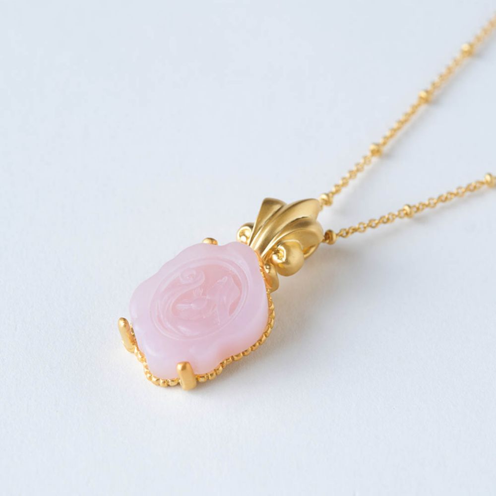 【キューポット】ネックレス　ラプンツェル/カメオキャンディ