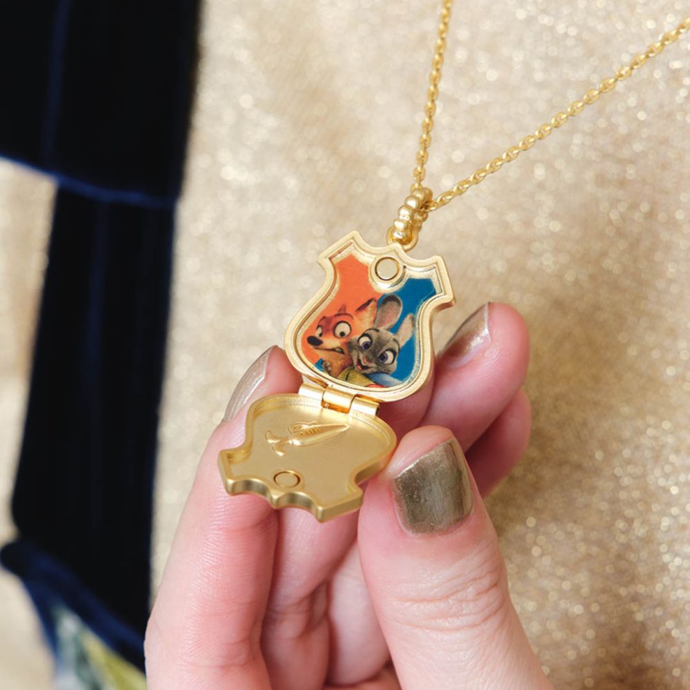 【キューポット】ネックレス　ズートピア　警察バッジ