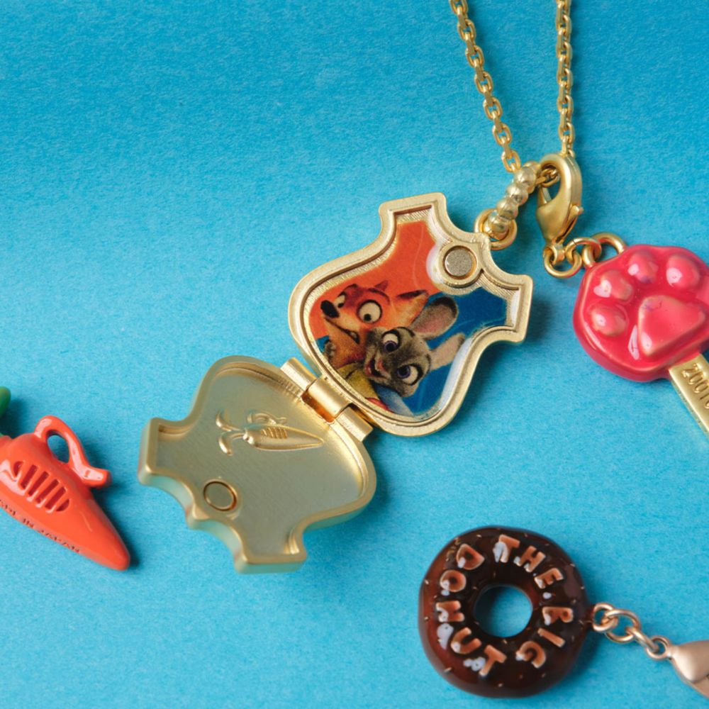 【キューポット】ネックレス　ズートピア　警察バッジ