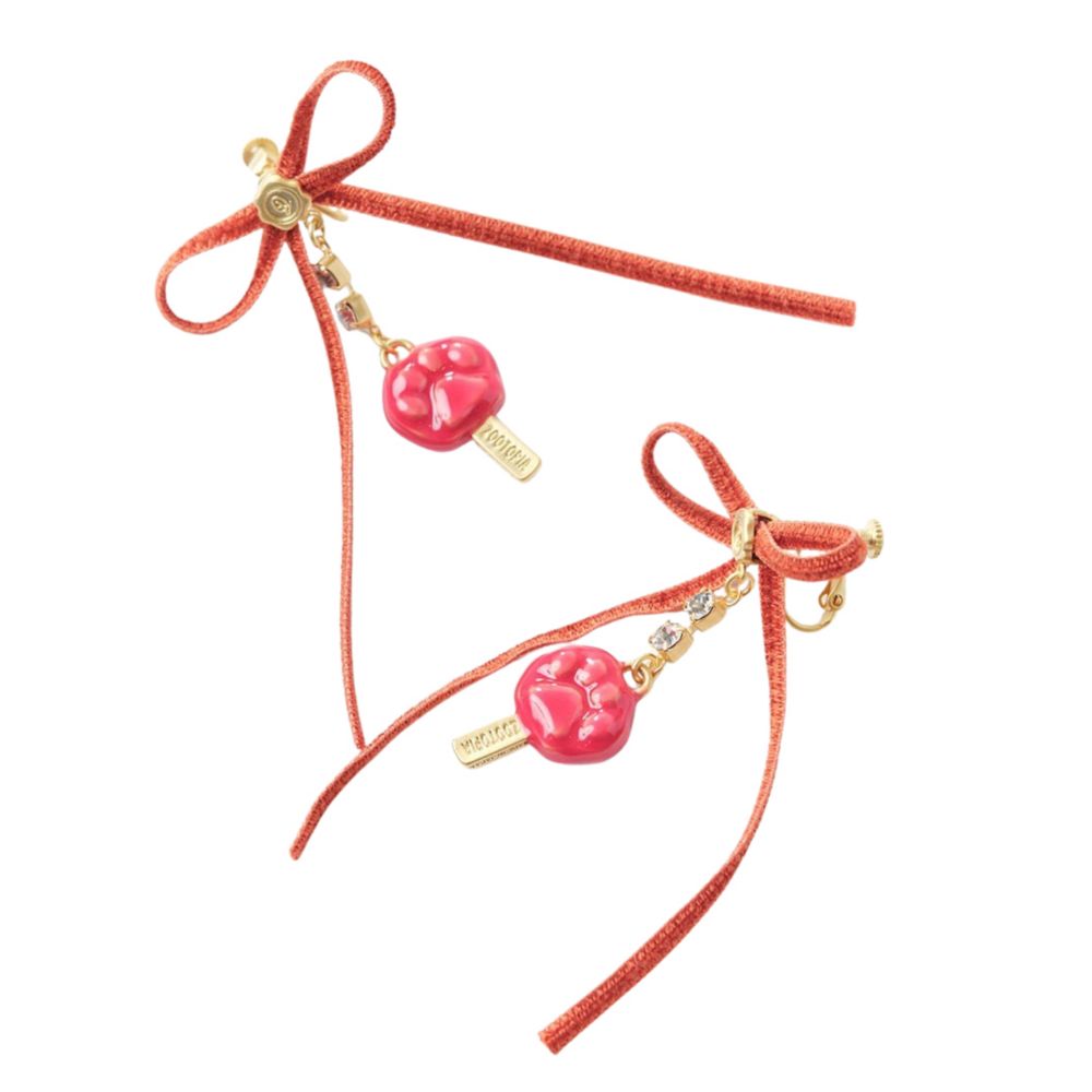 【キューポット】イヤリング　ズートピア/ニック　アイスキャンディ スウィート ハート