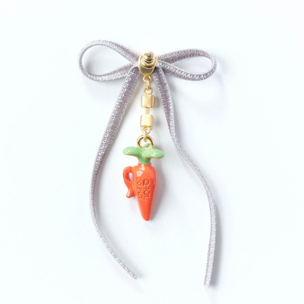 【キューポット】ピアス　　ズートピア/ジュディ　キャロットレコーダー スウィート ハート