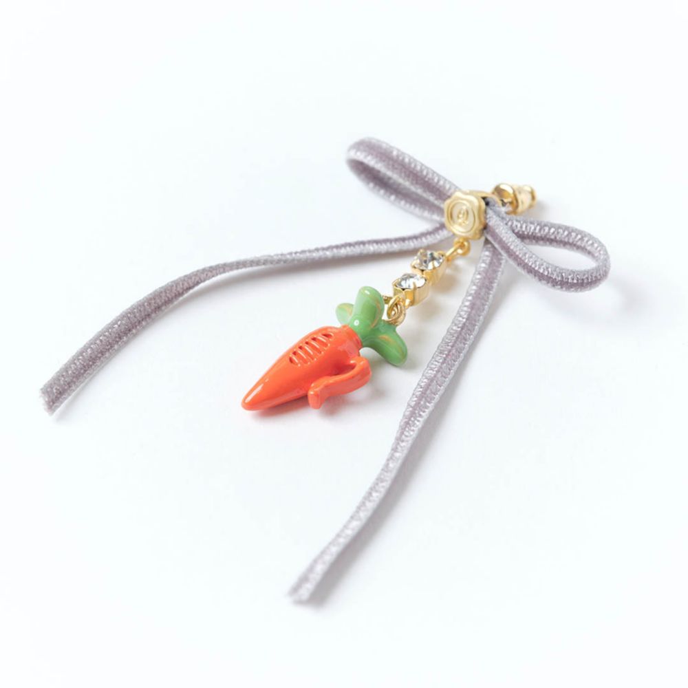 【キューポット】ピアス　　ズートピア/ジュディ　キャロットレコーダー スウィート ハート