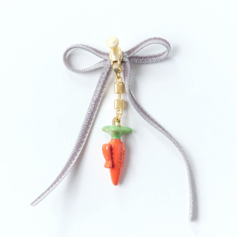 【キューポット】イヤリング　ズートピア/ジュディ　キャロットレコーダー スウィート ハート