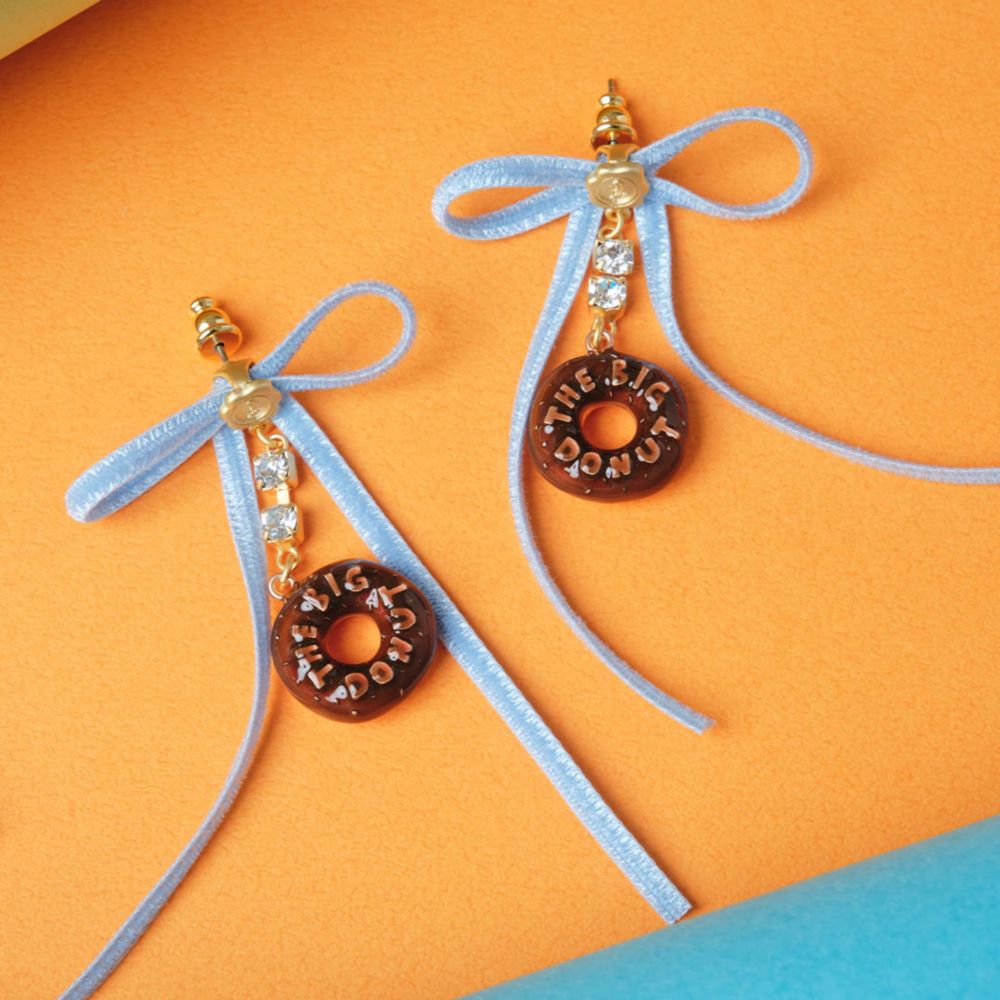 【キューポット】ピアス　ズートピア/ドーナッツ スウィート ハート