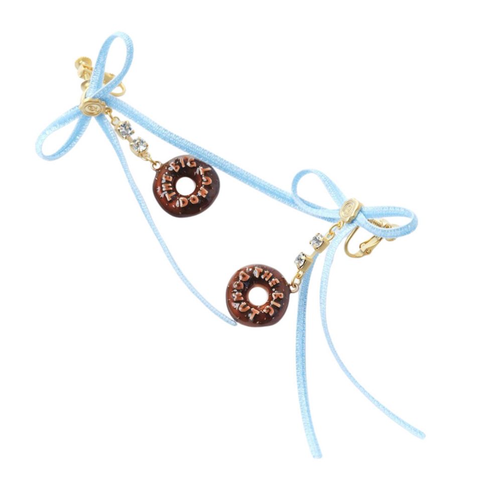 【キューポット】イヤリング　ズートピア/ドーナッツ スウィート ハート