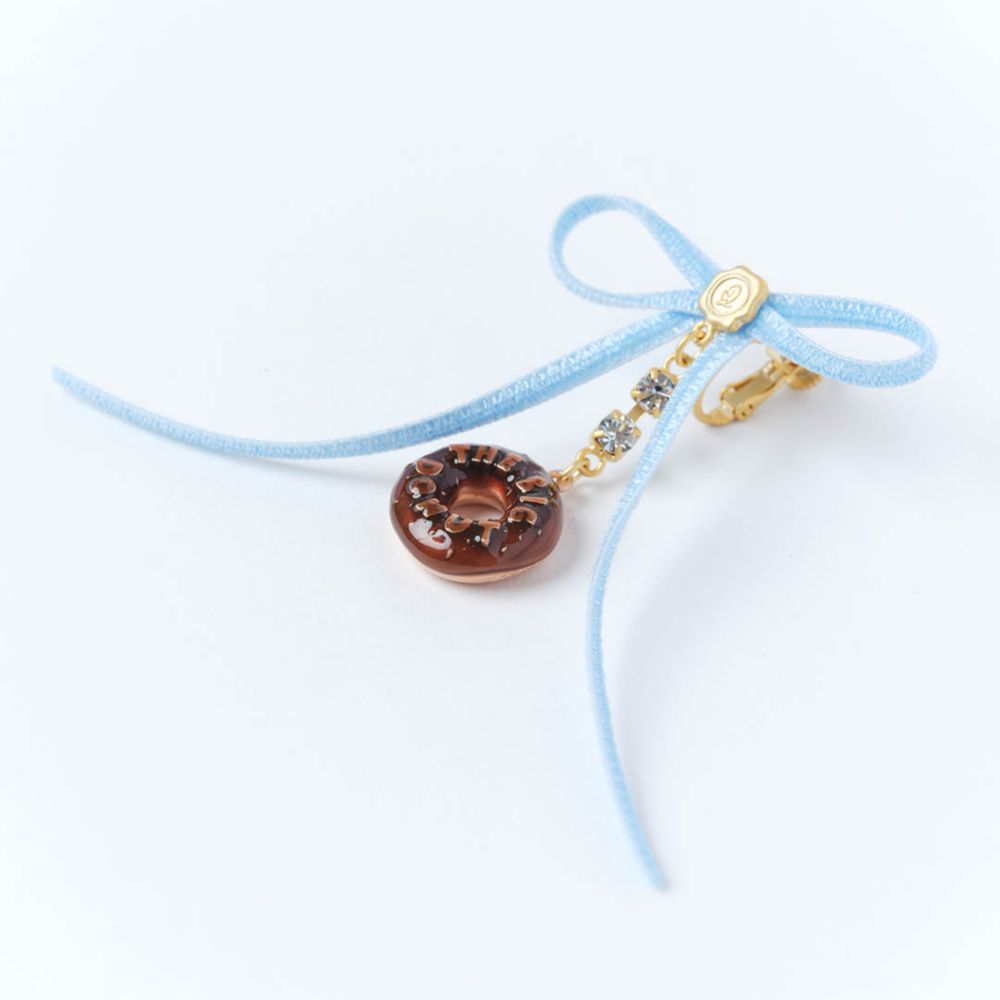 【キューポット】イヤリング　ズートピア/ドーナッツ スウィート ハート