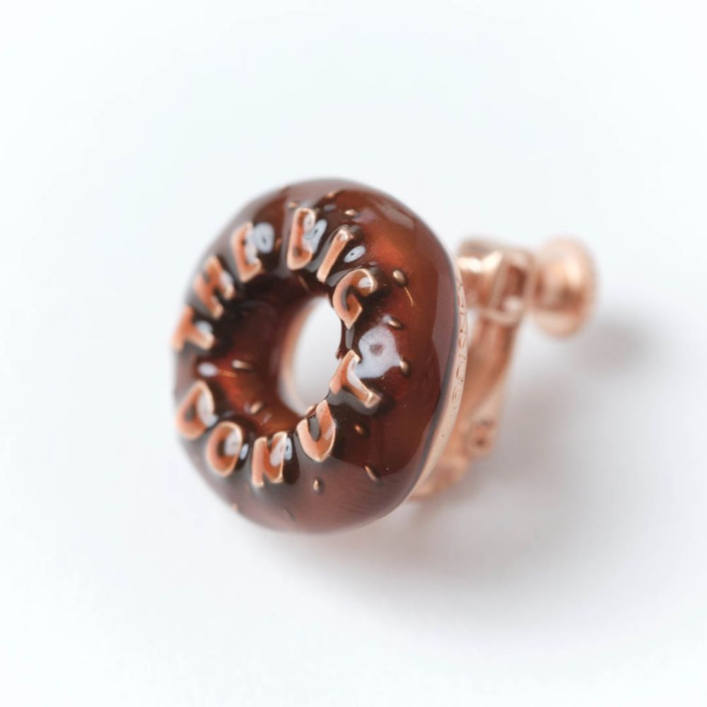 【キューポット】イヤリング　ズートピア/ドーナッツ