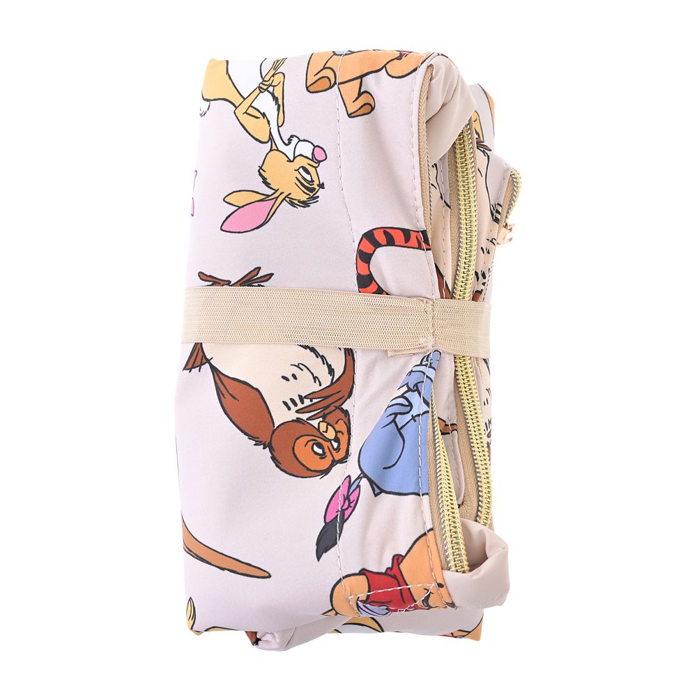 プー＆フレンズ 保冷バッグ 折りたたみ式 総柄 Cool Tote