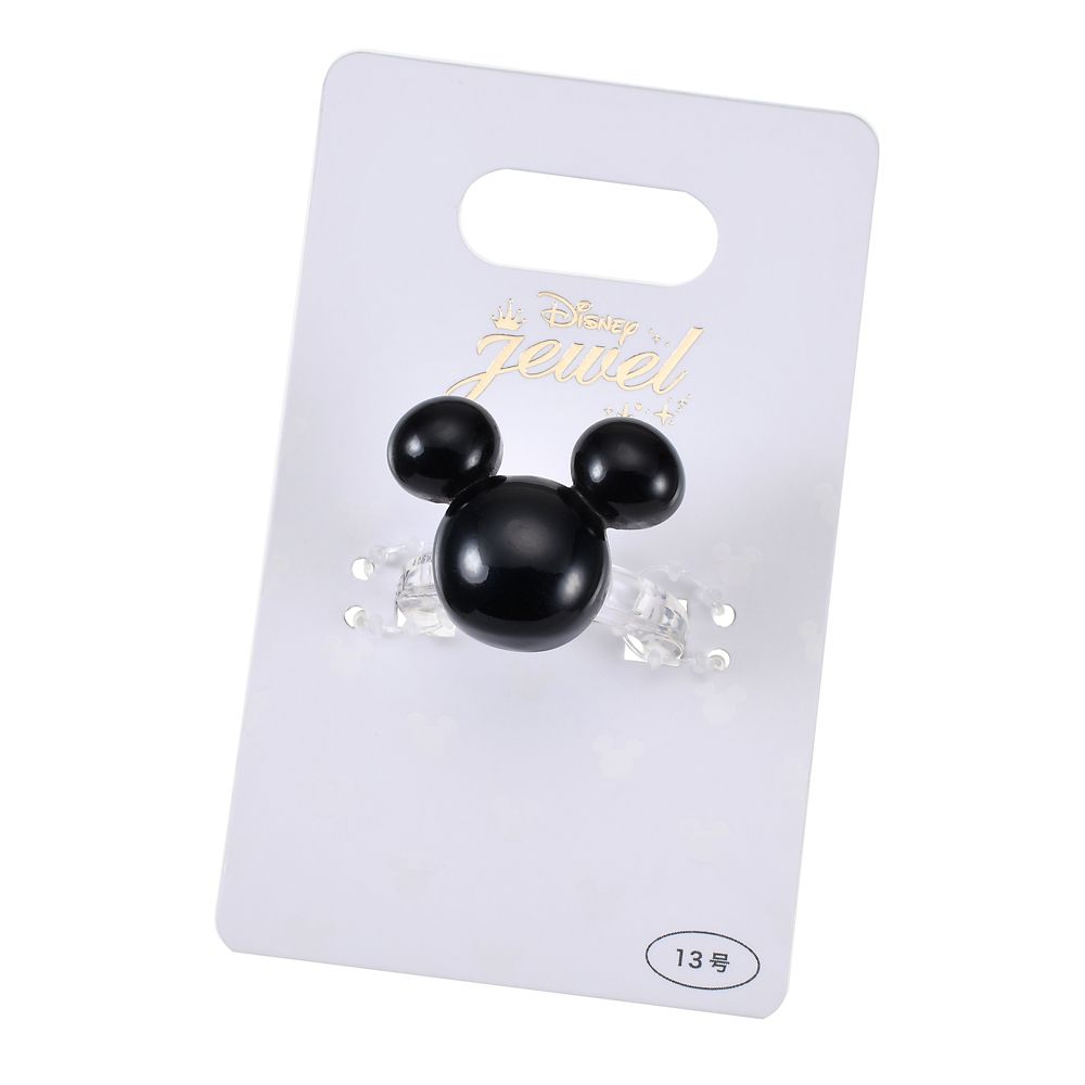 ミッキー 指輪・リング クリア アイコン ブラック 13