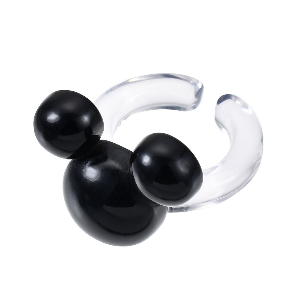 ミッキー 指輪・リング クリア アイコン ブラック 13