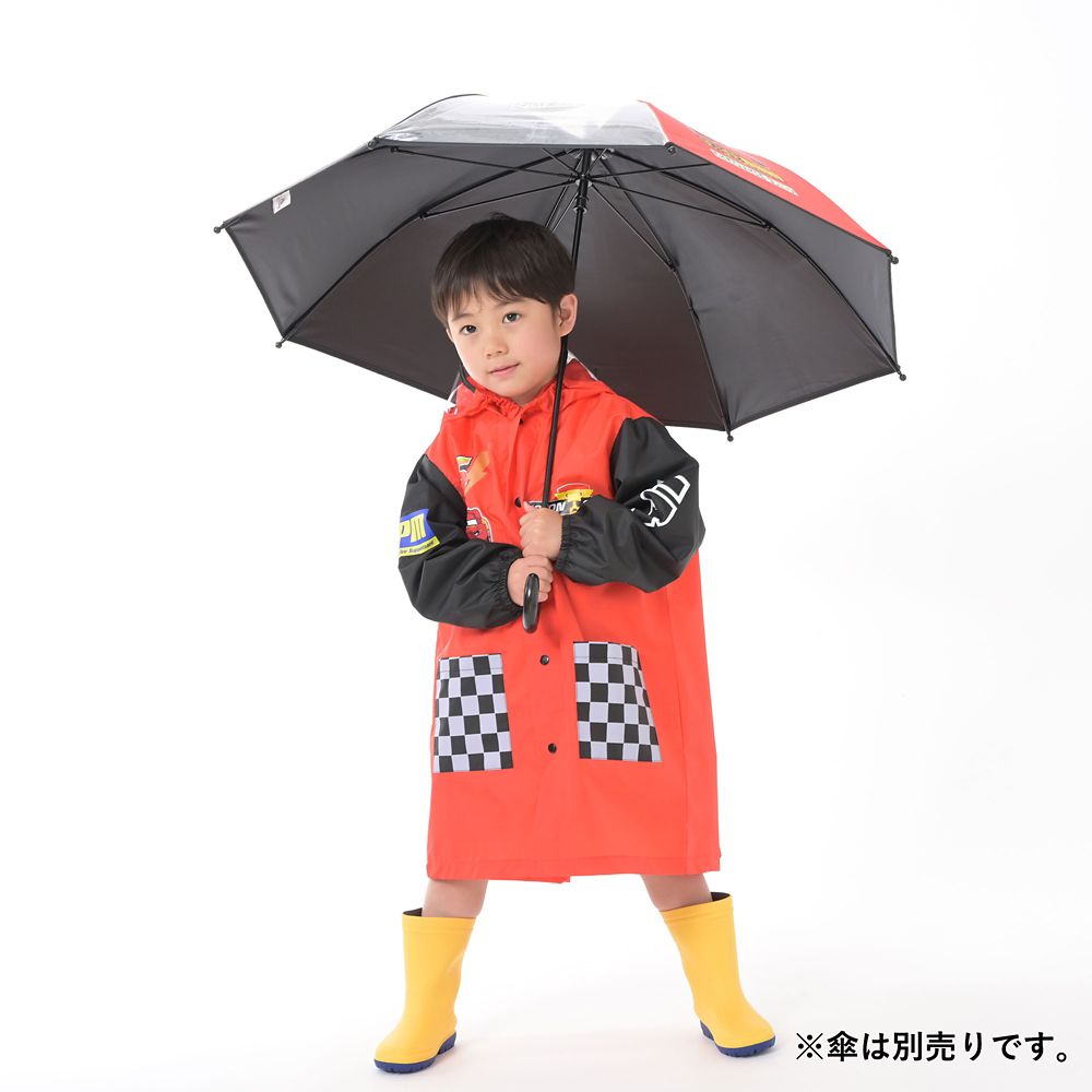 【キッズ用】ライトニング・マックィーン キッズ用レインコート リフレクター バッグ入り RAINY DAY