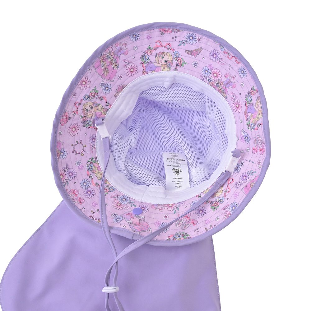 【キッズ用】ラプンツェル キッズ用帽子・ハット UV Cut リボン ドレスアップ パープル 54