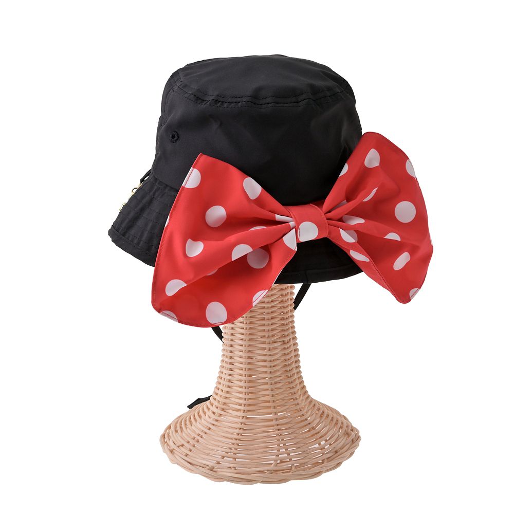 【キッズ用】ミニー キッズ用帽子・ハット UV Cut リボン ドット ブラック 54