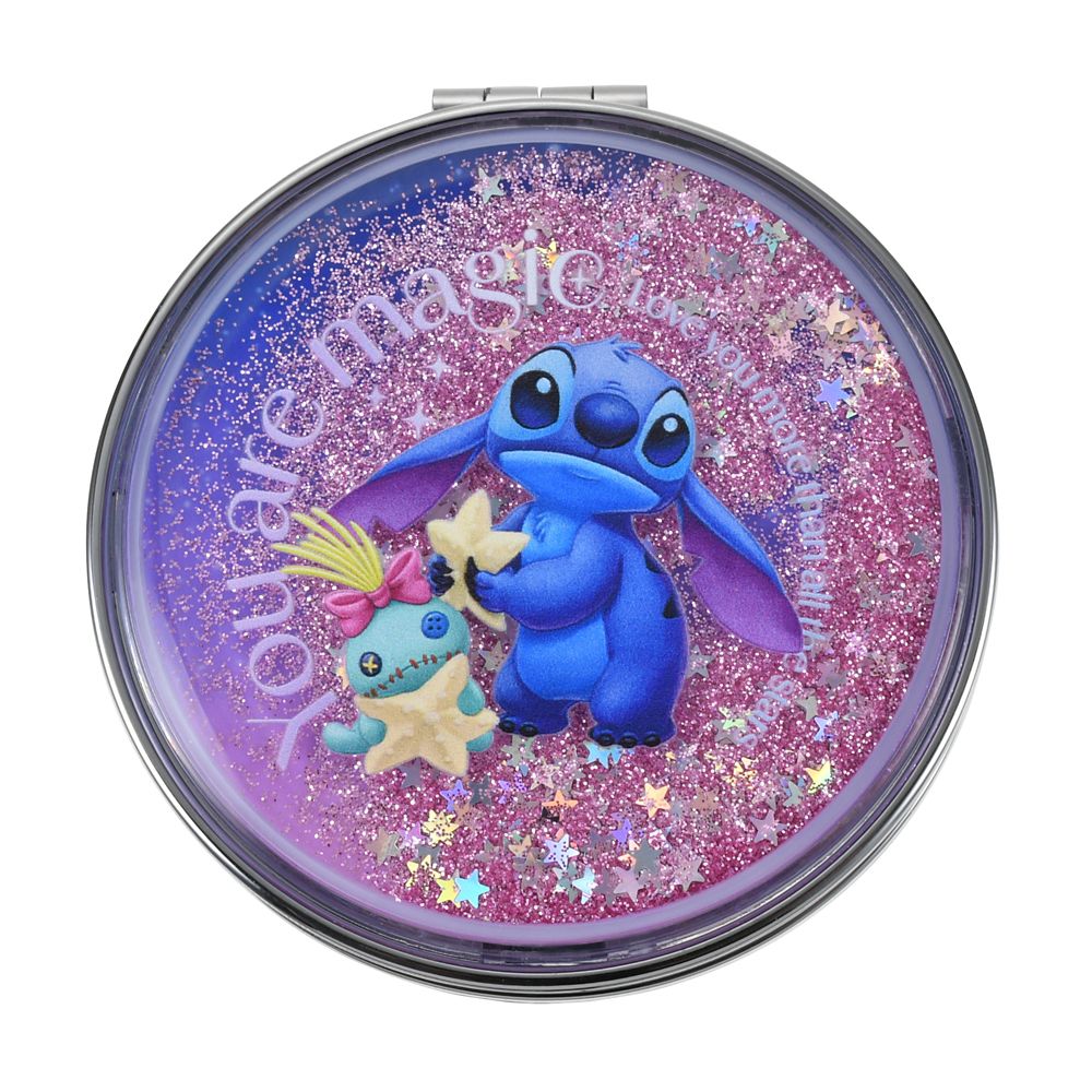 スティッチ＆スクランプ ハンドミラー・手鏡 ウォーターイン Disney Stitch Day Collection