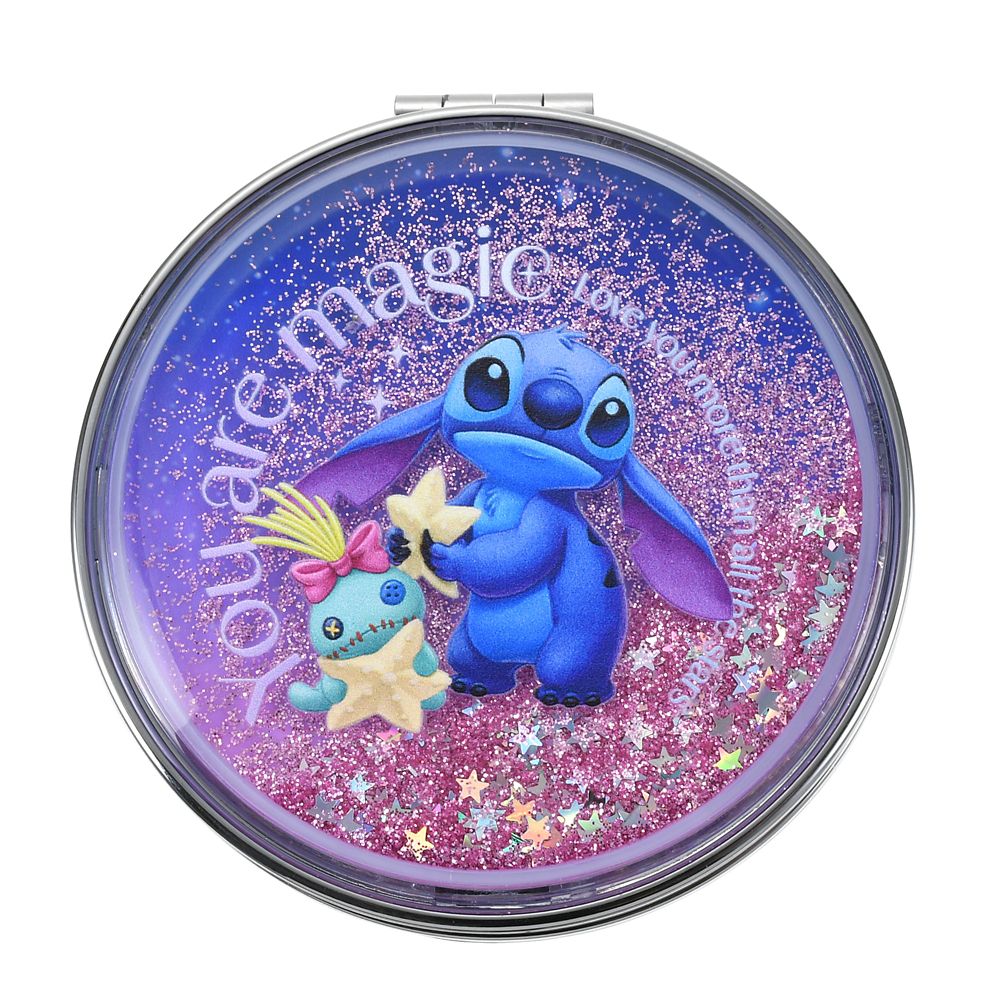 スティッチ＆スクランプ ハンドミラー・手鏡 ウォーターイン Disney Stitch Day Collection