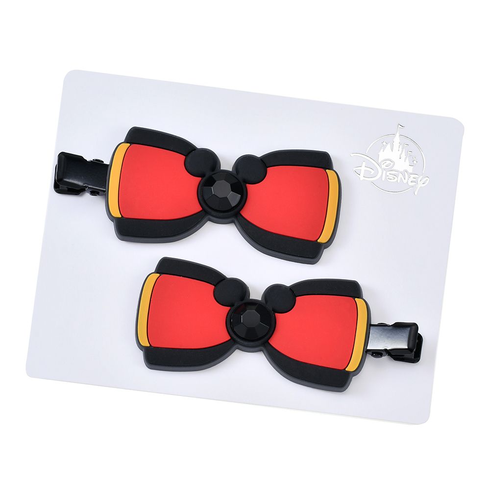 ミッキー ヘアクリップ セット ストーン リボン MAEGAMI Hair Zakka