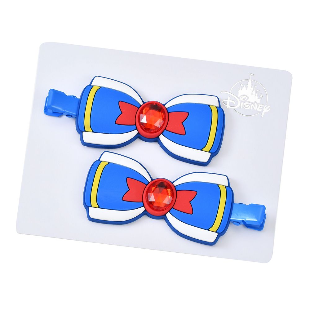 ドナルド ヘアクリップ セット カラークリップ ストーン リボン MAEGAMI Hair Zakka