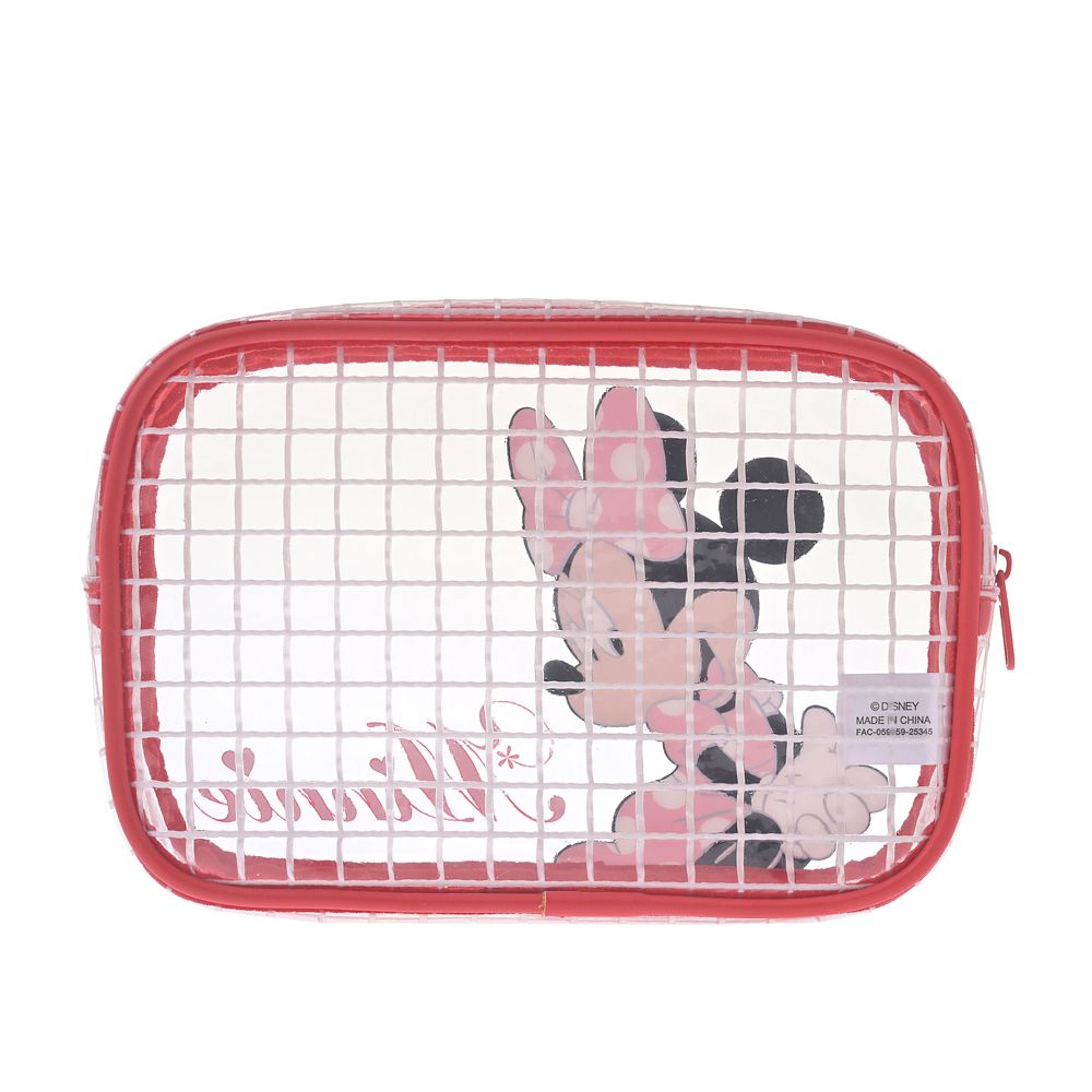 ミニー ポーチ クリア格子