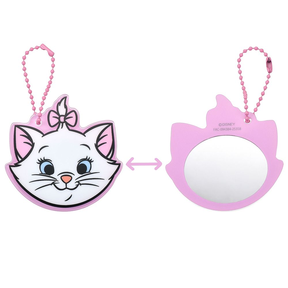 マリー おしゃれキャット キーホルダー・キーチェーン ミラー ダイカット ケース入り Health＆Beauty Tool