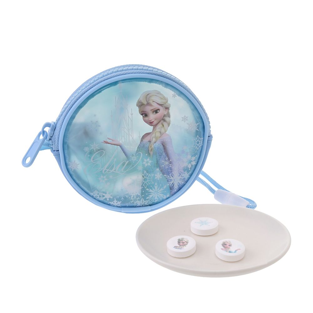 エルサ タブレット ポーチ入り ストラップ付き フローズンブルー Ever Green